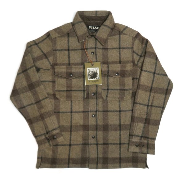 Filson Mackinaw Wool Jac Shirt Snap Button Men S - Picture 1 of 14